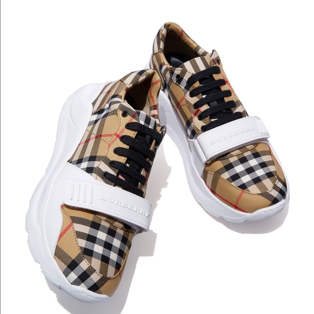 Burberry check Regis sneakers